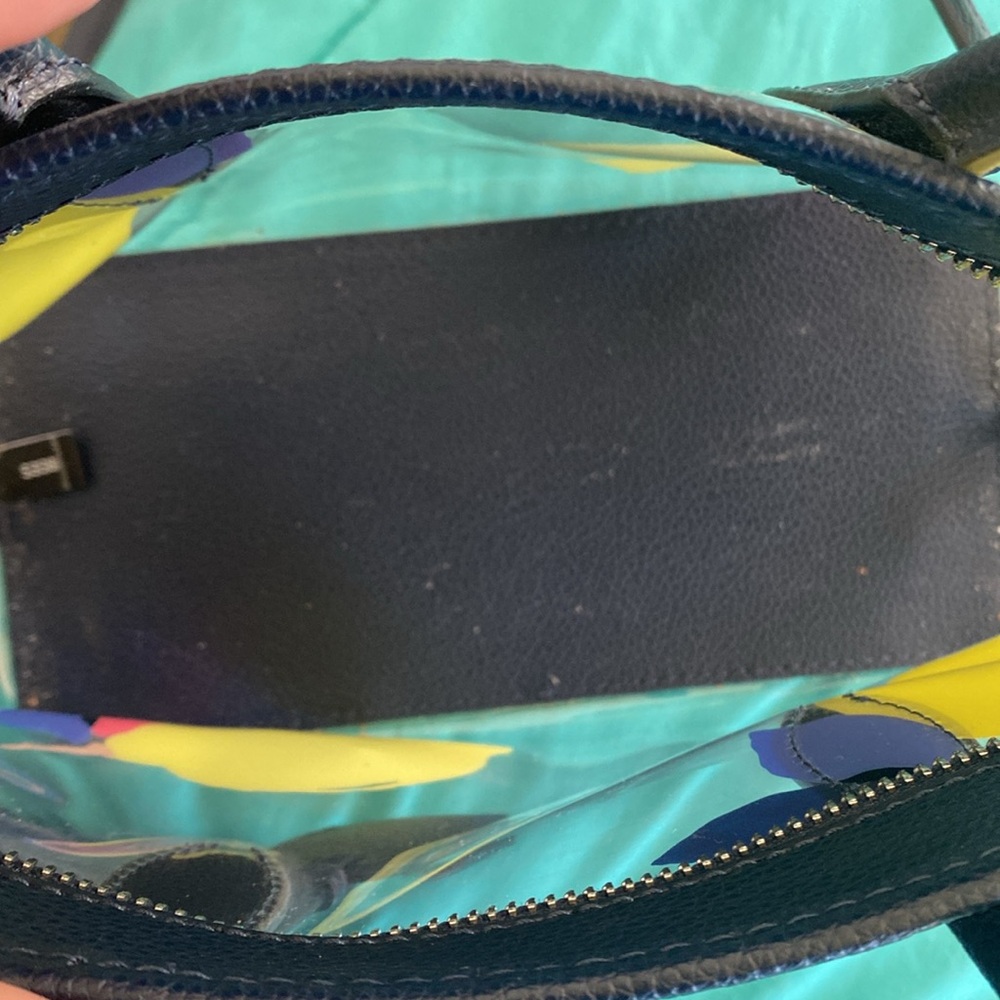 Kate Spade eva lemon zest see-through small top zip satchel - Picture 6 of 7